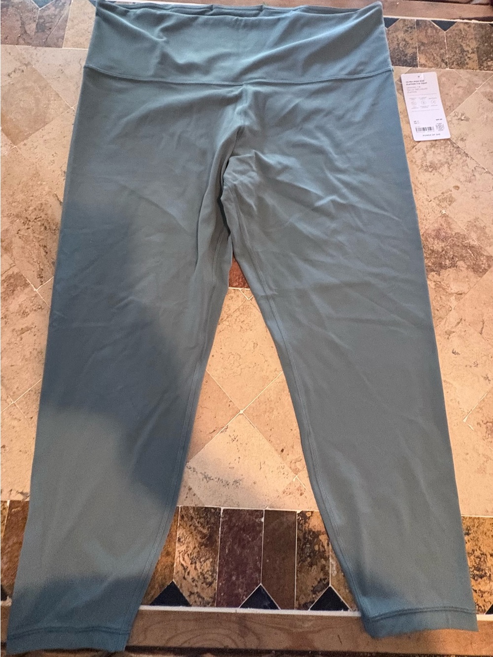 NWT Athleta Ultra High Rise Elation 7/8 Leggings 2X Sage Green - Picture 2 of 9